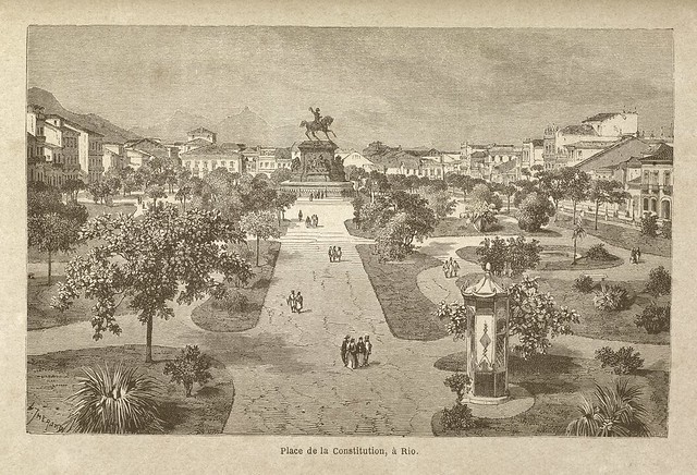 Praça da Constituição (atual Praça Tiradentes), RJ, 1869