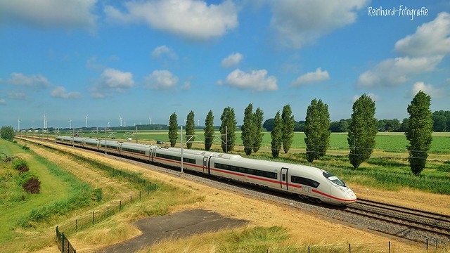 Deutsche Bahn 8002 ( Siemens ICE3 neo /Velaro MS) Swifterbant ( NL)