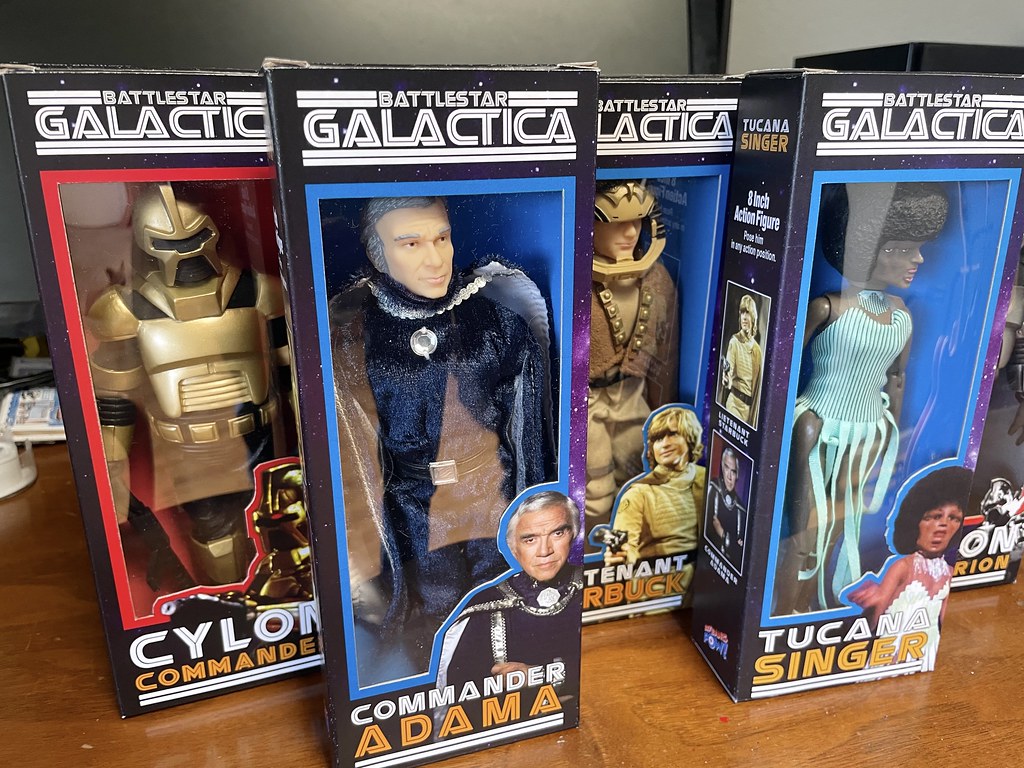 Bif Bang Pow Mego style Classic Battlestar Galactica figur… | Flickr