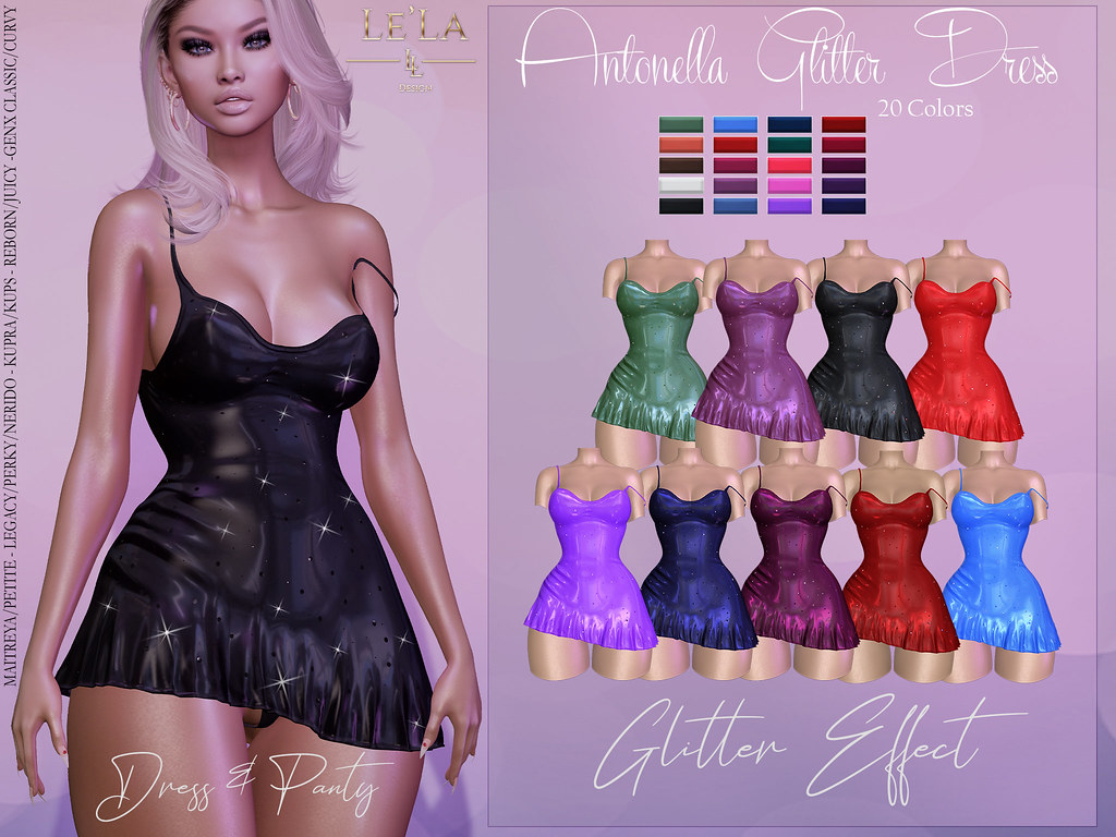{Le'La} Antonella Glitter Dress 99L ♥Promo♥