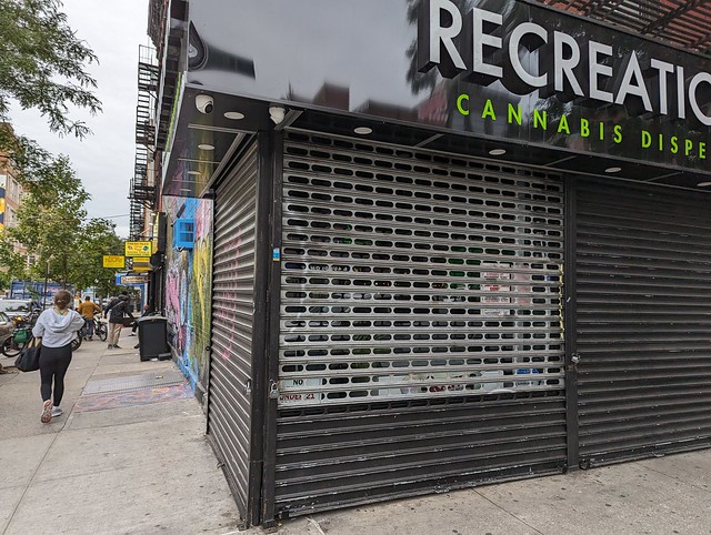 Shuttered Weed Store