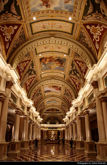 Hallway, Venetian Resort, Las Vegas, NV, USA