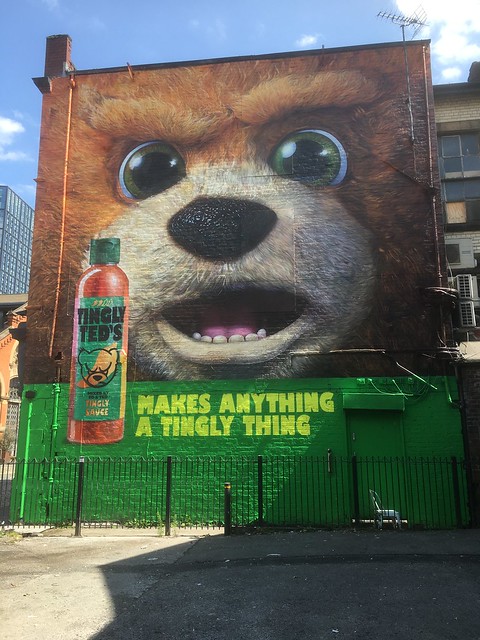 Manchester street art - Tingly Ted sauce