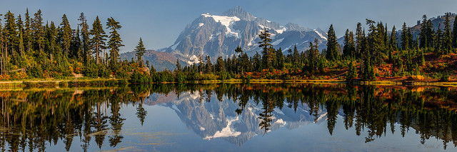 Mount Shuksan and Picture Lake