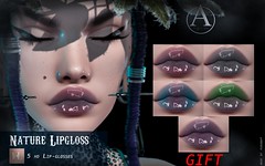 ??GIFT +ARANA+ Nature Lipgloss HD Lel EvoX - SL20B Shop and Hop