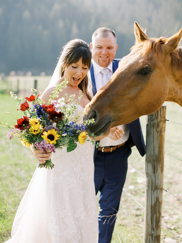 Meagan Smith and Andrew Higgins | Triple Creek Ranch Elopement