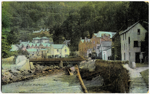 Lynmouth Harbour Prior to 1907. And the Theft of the Irish Crown Jewels.