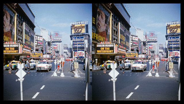 Times Square, New York City - September, 1954