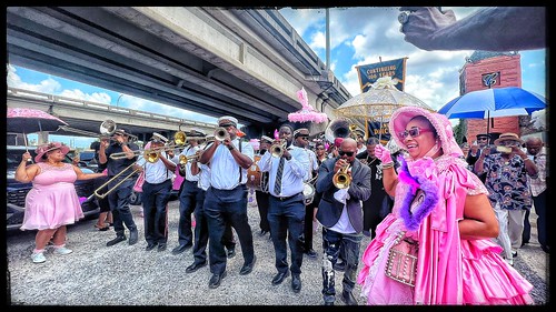 Celebration of Life and jazz funeral for Baby Doll Miriam Batiste Reed - June 17, 2023. Photo by MJ Mastrogiovanni.