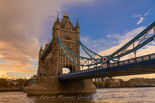 Tower bridge at sunset, London, United Kingdom
