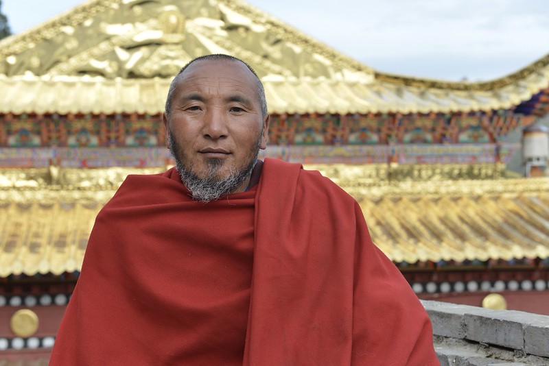 Monk @ Langmu Temple