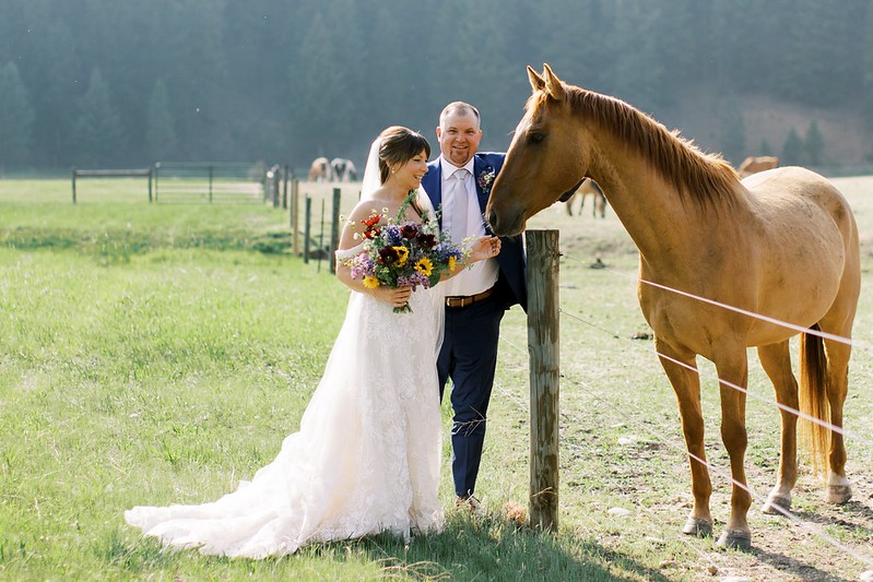 Meagan Smith and Andrew Higgins | Triple Creek Ranch Elopement