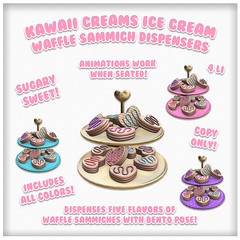 Kawaii Creams Waffle Sammich Dispenser AD