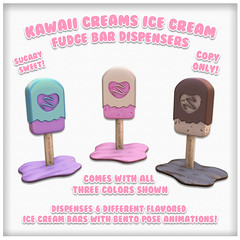 Kawaii Creams Fudge Bar Dispenser AD