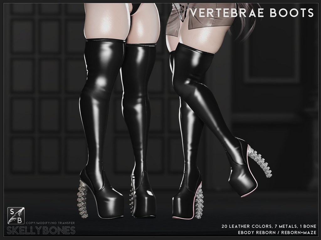 Skellybones — Vertebrae Boots @ The Warehouse Sale