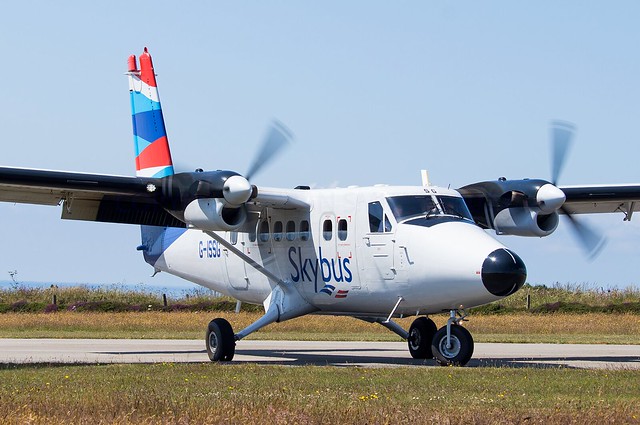 G-ISSG | Dehavilland DHC-6 Twin Otter Series 300 | Skybus | Lands End Airport | Cornwall