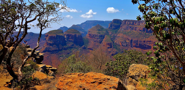 SÜDAFRIKA (South-Africa) , Am Blyde-River Canyon, Richtung Three Rondavels , 22195