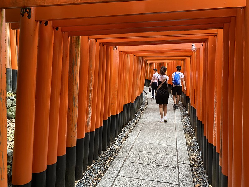 Torii gates path, Fushimi Inari-taisha Shrine, Kyoto