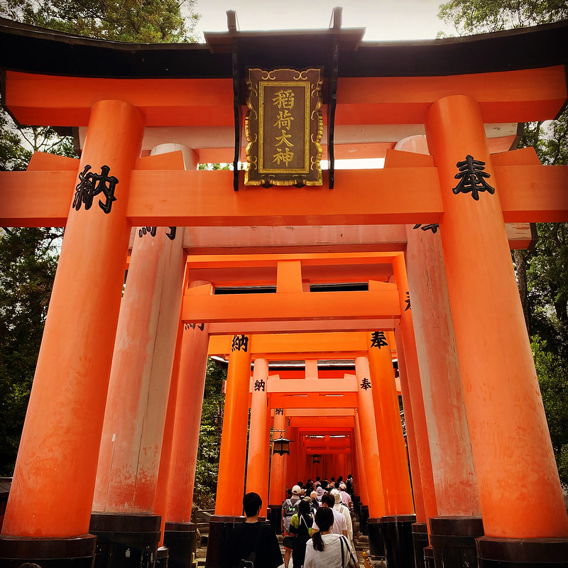 Torii gates path, Fushimi Inari-taisha Shrine, Kyoto