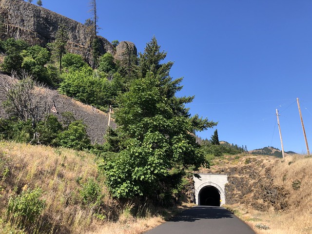 Gorge Ride:  Highway 30, Twin Tunnels west of Mosier Oregon.  June 24 2023.