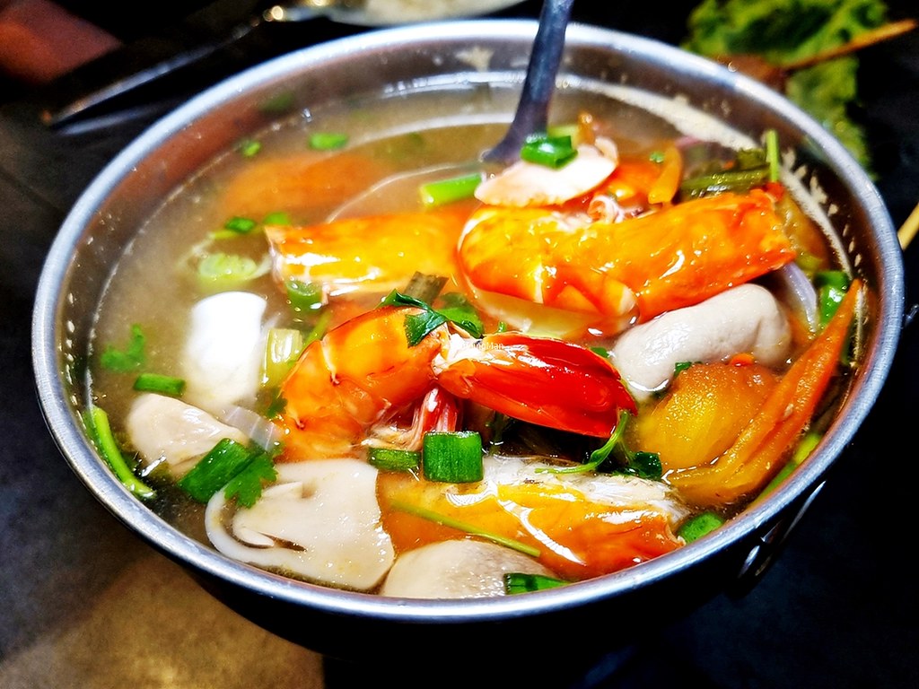 Tom Yum Goong Nam Sai / Clear Tom Yum Seafood Soup