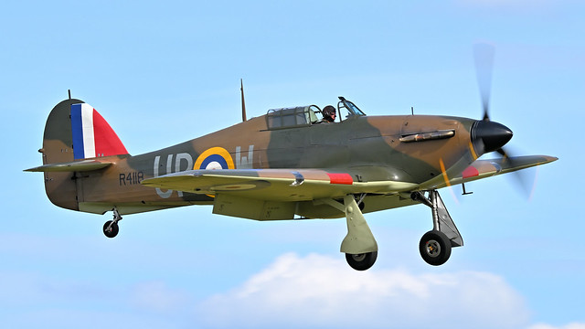 RAF Hawker Hurricane Mk-1 R4118 G-HUPW UP-W 605 Squadron