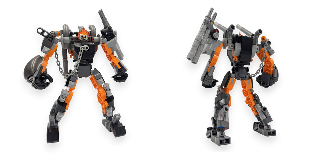 LEGO MOC 76245 - Ghost Rider Mech by LegoMechable | Rebrickable - Build ...