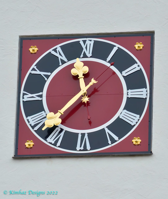 Kempten, Germany - St Lorenz Basilica Clock