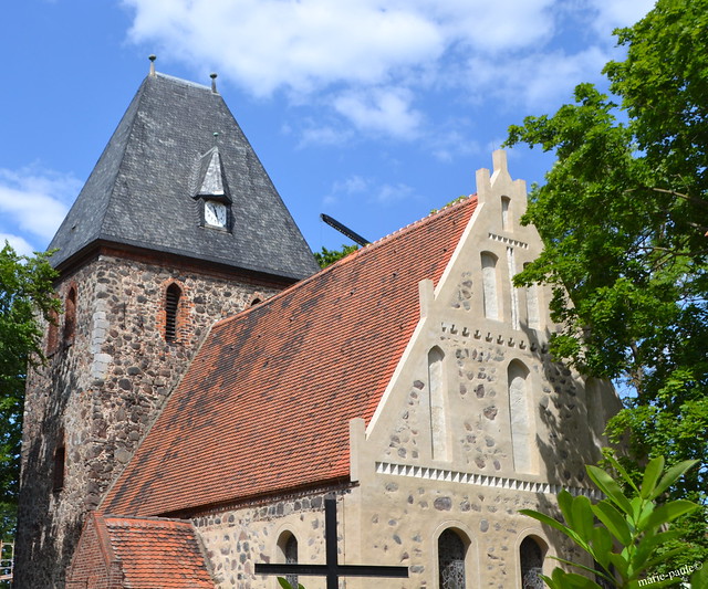 Kirche in Löhme , ein Ortsteil der Stadt Werneuchen im Landkreis Barnim (Brandenburg)