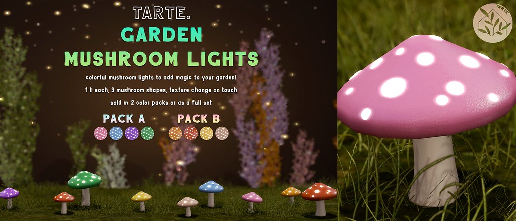 tarte. garden mushroom lights @ ACCESS