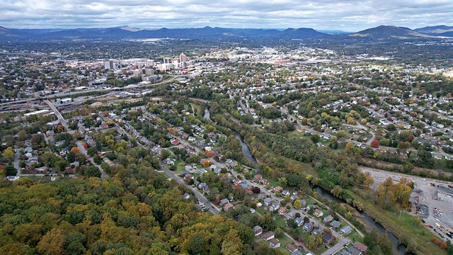 Aerial view of Roanoke, Virginia [06]
