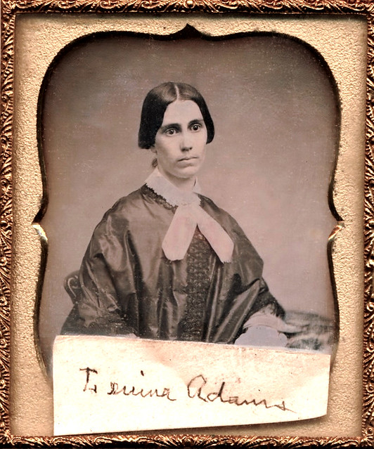 Levina Adams, 1/6th-plate Daguerreotype, Circa 1850
