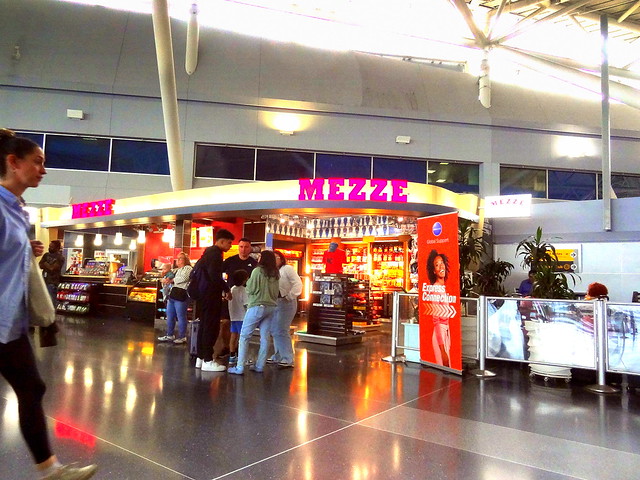 Airport JFK. In the Terminal