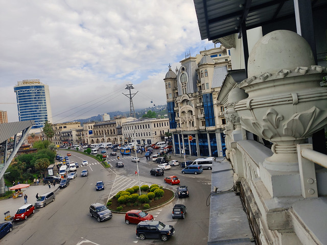 View from our Hotel Room Balcony - Batumi, Republic of Georgia