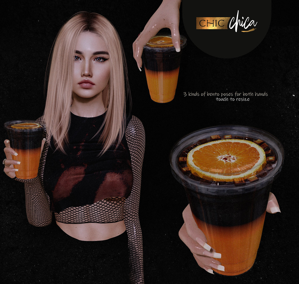 Orange coffee by ChicChica @ Cosmopolitan