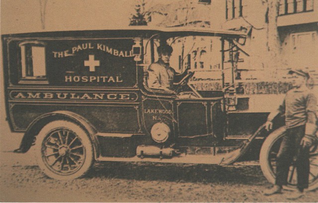 1917 ambulance photo reprint