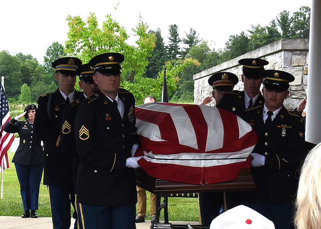 June 23, 2023 WWII Veteran PFC Adams Interment at Kentucky Veteran Cemetery Central in Radcliff, KY