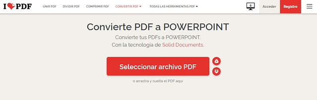Convertir PDF a PowerPoint ¡en un solo clic!