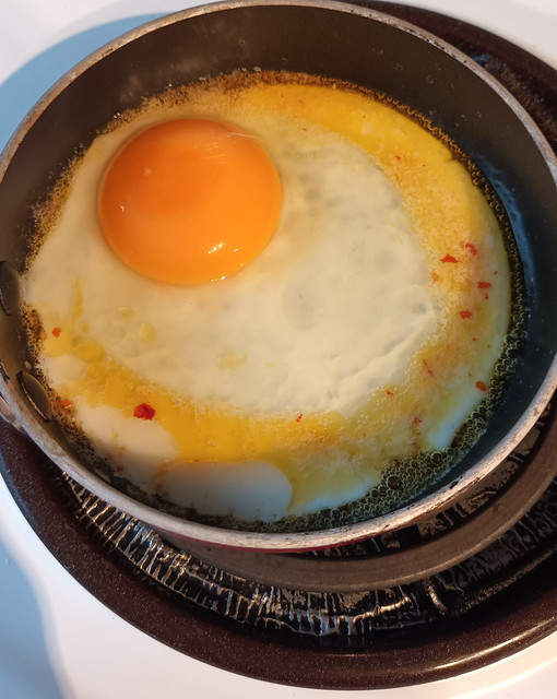 For One 149-365, Chilli butter fried egg in our single egg …, Amelia