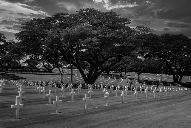 American WW2 Cemetery Memorial