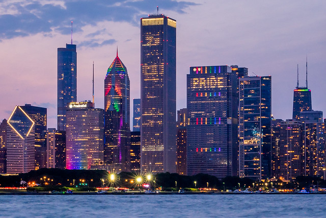 Chicago Pride Skyline 2023