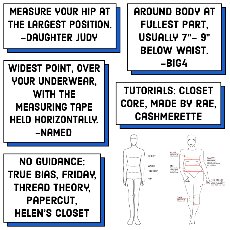 A Guide to Measuring Your Full Hip Circumference: Only Use Hip  Circumference – HandmadePhD