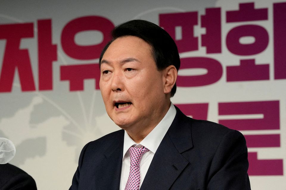 尹錫悅上任韓國總統後頻頻攻擊工會。（圖片來源：路透社）