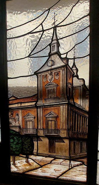 Mauméjean stained glass at 21 Calle del Arenal