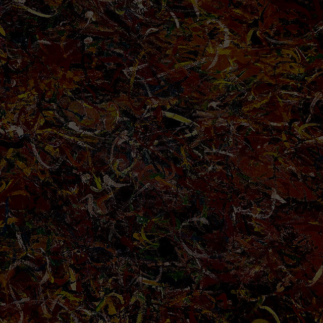 A Darken Textured Abstract Painting