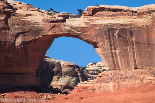Closeup of Kirk Arch, Needles District, Canyonlands National Park, Utah