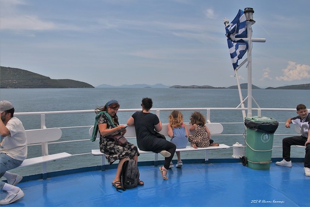 Ferry trip from Igoumenitsa to Corfu