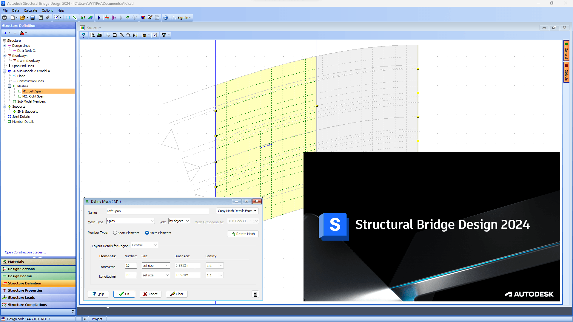 Working with Autodesk Structural Bridge Design 2024.1 full license