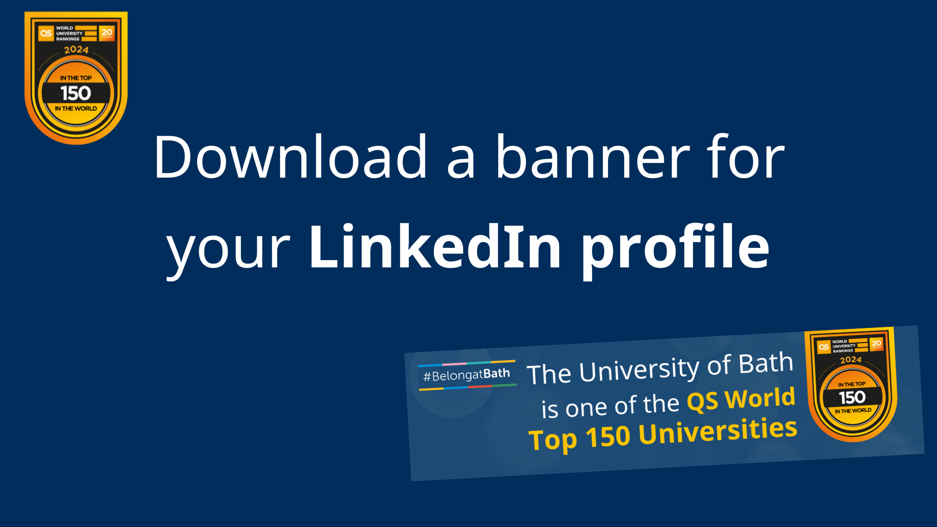 Download a banner for your LinkedIn profile