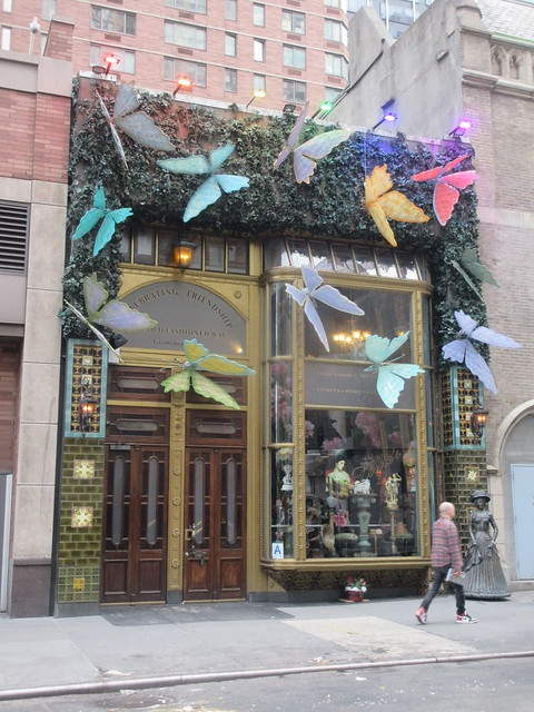 2023 Butterfly Attack on Display Window of Lillie's Restaurant Bar 5080